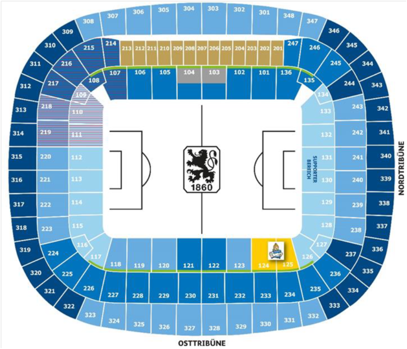 1 FC N rnberg Fan Info Zum Ausw rtsspiel Bei 1860 M nchen