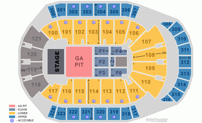 17 Best Jacksonville Veterans Memorial Arena Seating Chart Chart Gallery