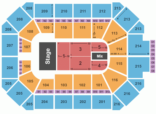 Allstate Arena Seating Chart Maps Chicago