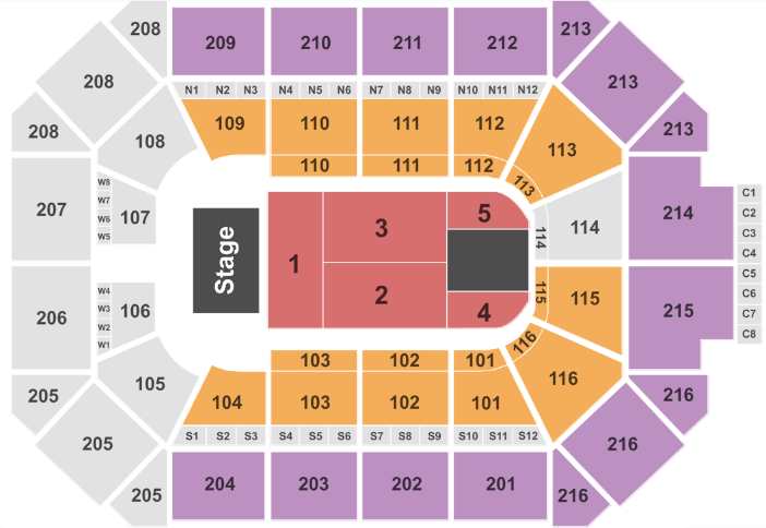 Allstate Arena Seating Chart With Seat Numbers Brokeasshome