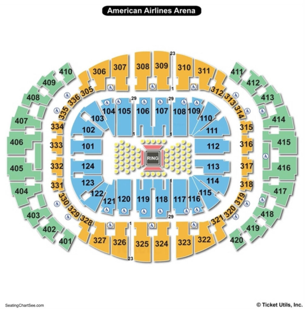 American Airlines Arena Seating Chart Seating Charts Tickets