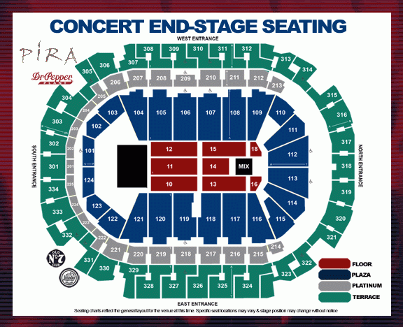 American Airlines Center Dallas TX Seating Chart View