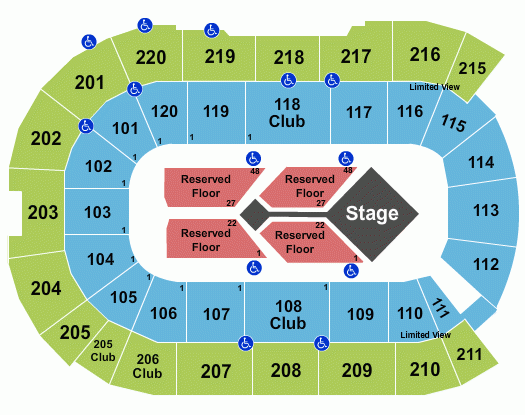 Angel Of The Winds Arena Seating Chart Everett