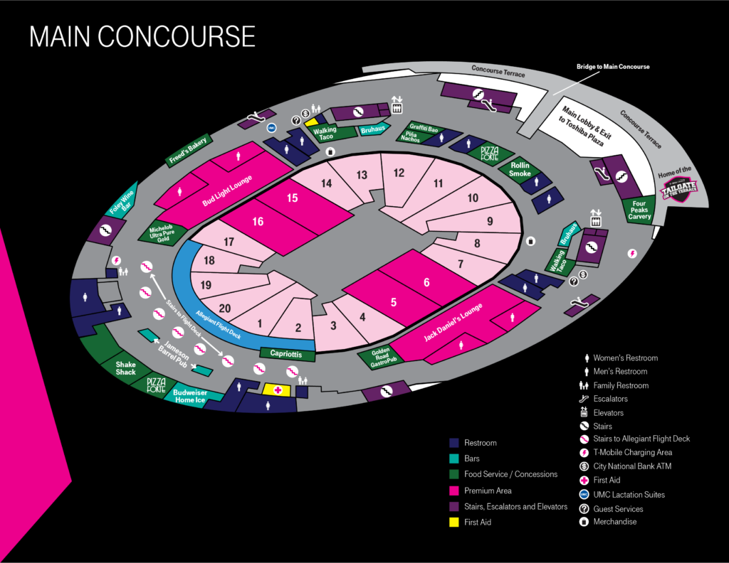 Arena Maps T Mobile Arena