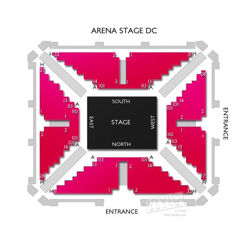 Arena Stage DC Seating Chart Vivid Seats