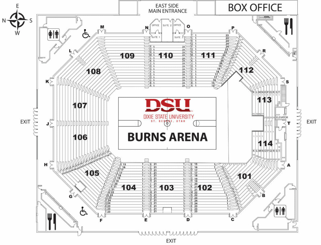 Burns Arena At Dixie State University In St George Utah Greater Zion