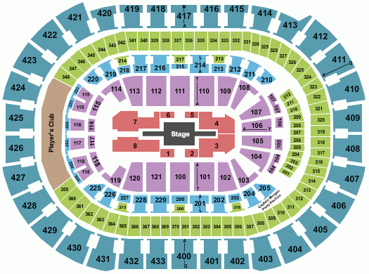 Capital One Arena Seating Chart Maps Washington