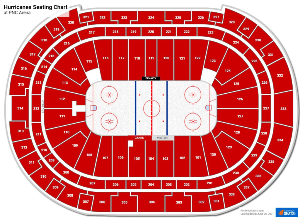 Carolina Hurricanes Seating Chart RateYourSeats