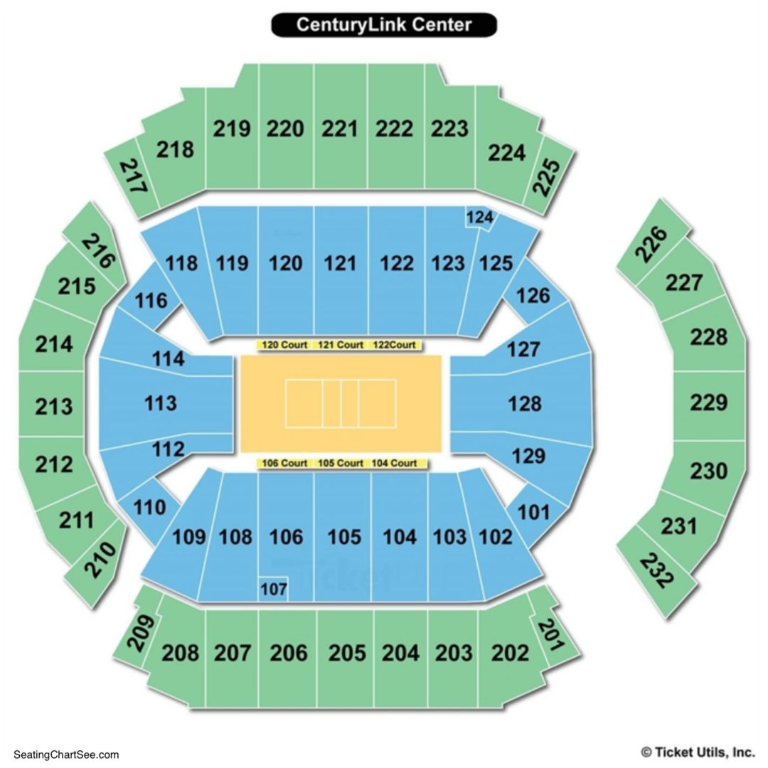 CenturyLink Center Omaha Seating Chart Seating Charts Tickets CenturyLink Center Omaha Seating Chart Seating Charts Tickets