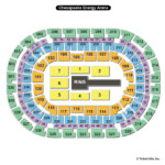 Chesapeake Energy Arena Seating Chart For Pbr Chart Walls