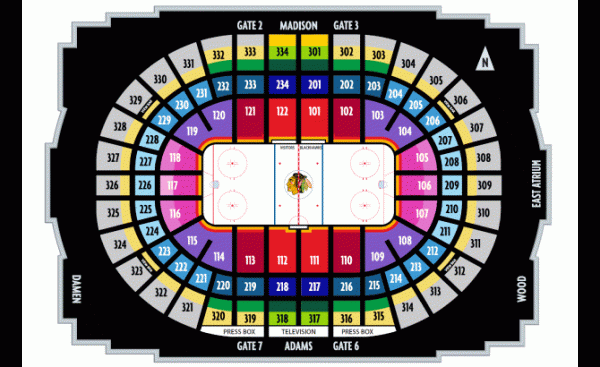Chicago Blackhawks Home Schedule 2019 20 Seating Chart Ticketmaster 