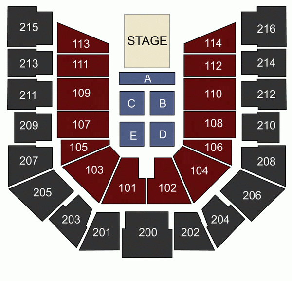 Cintas Center Cincinnati OH Seating Chart Stage Cincinnati Theater