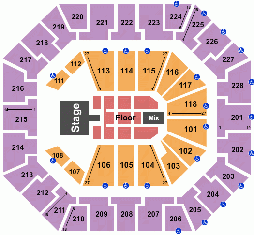 Colonial Life Arena Seating Chart Maps Columbia