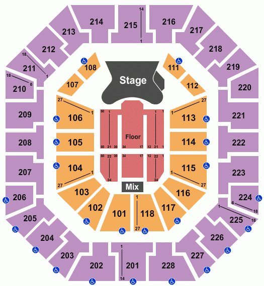 Colonial Life Arena Seating Chart Maps Columbia