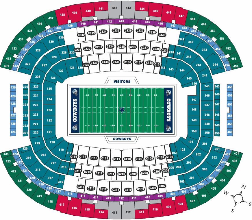 Cowboys Stadium Seating HuskerMax