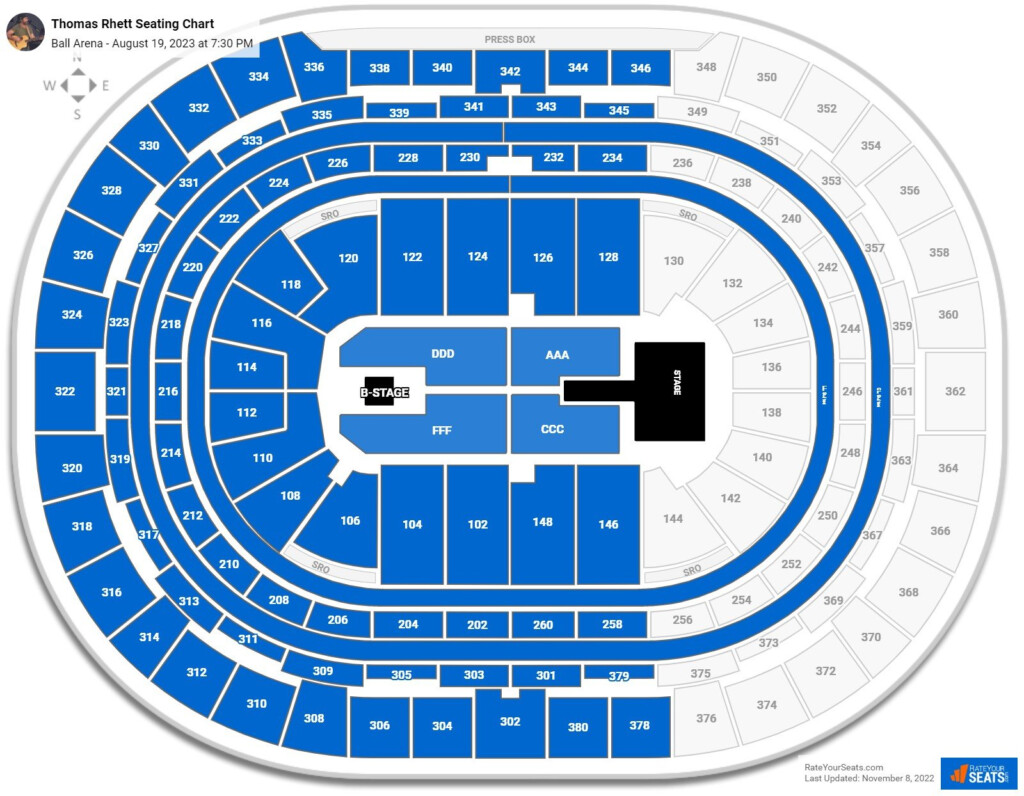 Denver Nuggets Seating Chart Pepsi Center Elcho Table