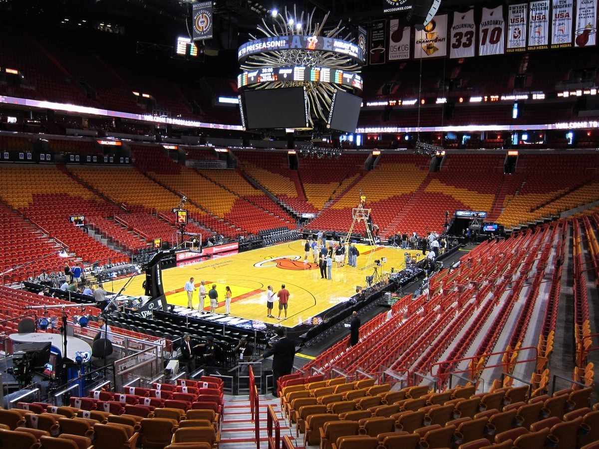 Evacuaron El Estadio American Airlines Arena En Miami Por Una