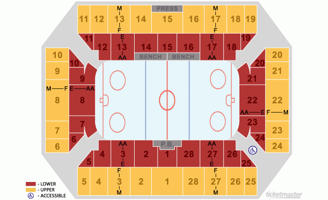 Floyd L Maines Veterans Memorial Arena Binghamton Tickets