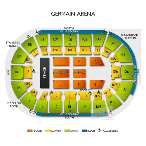 Germain Arena Tickets Germain Arena Information Germain Arena 
