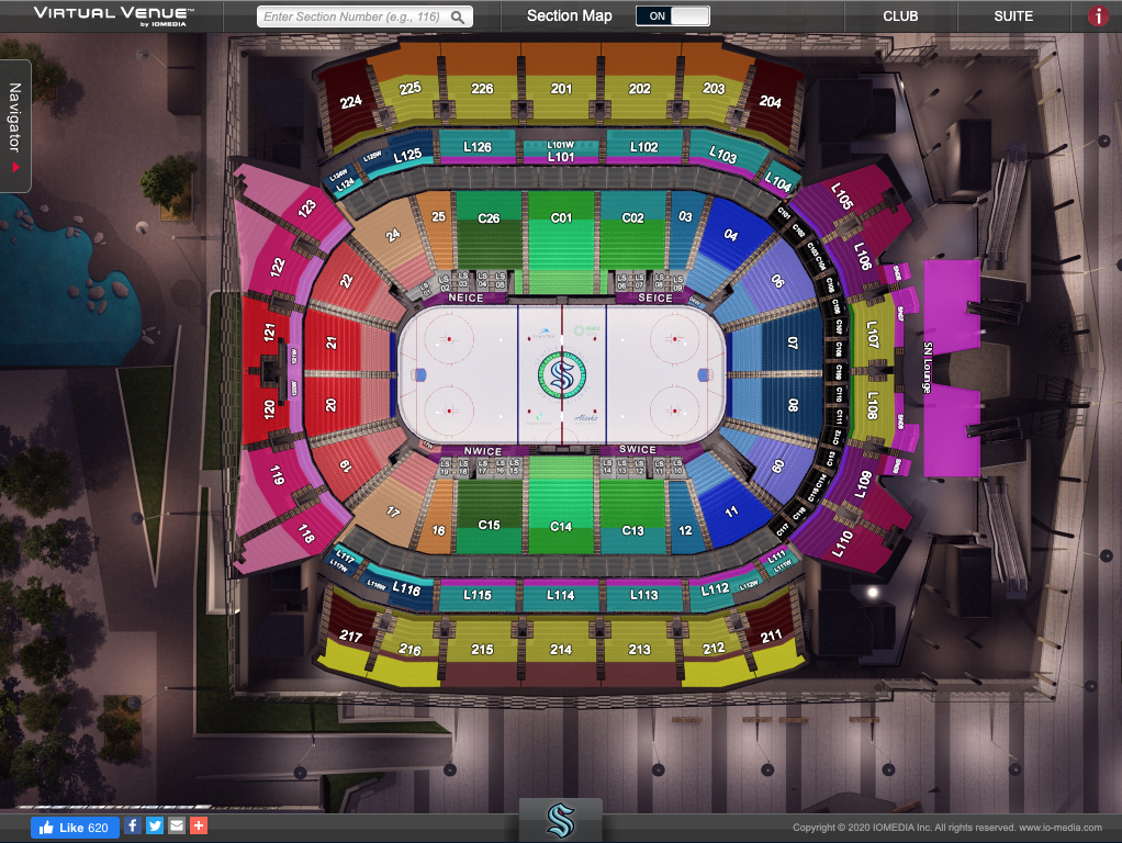 Get Seattle Kraken Climate Pledge Arena Seating Chart PNG All In Here