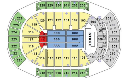 Gila River Arena Seating Chart Gila River Arena In Glendale Arizona