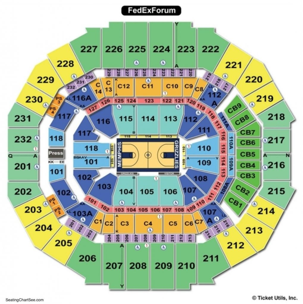 Grizzlies Seating Chart Seating Charts Chart Seating