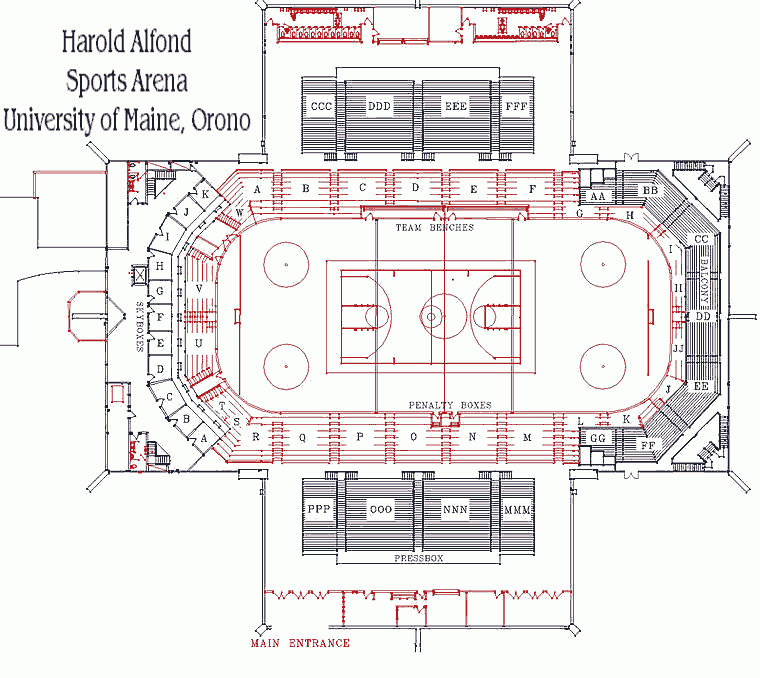 Harold Alfond Sports Arena Seating Chart