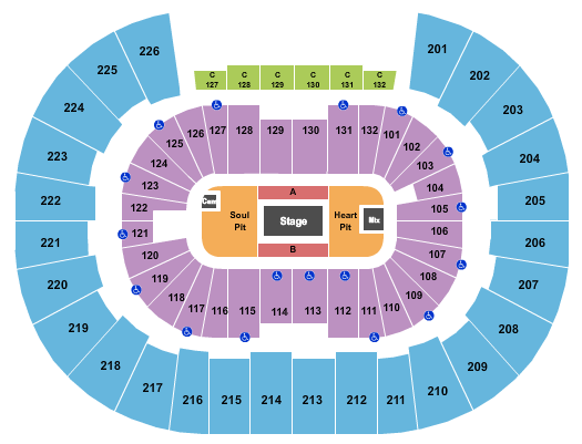 Legacy Arena At The BJCC Seating Chart Birmingham