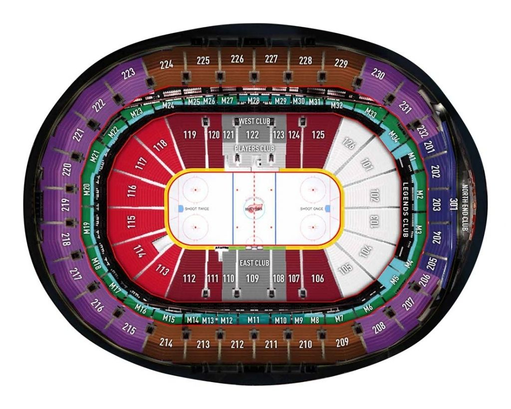 Little Caesars Arena Seating Chart Detroit Red Wings Red Wings The