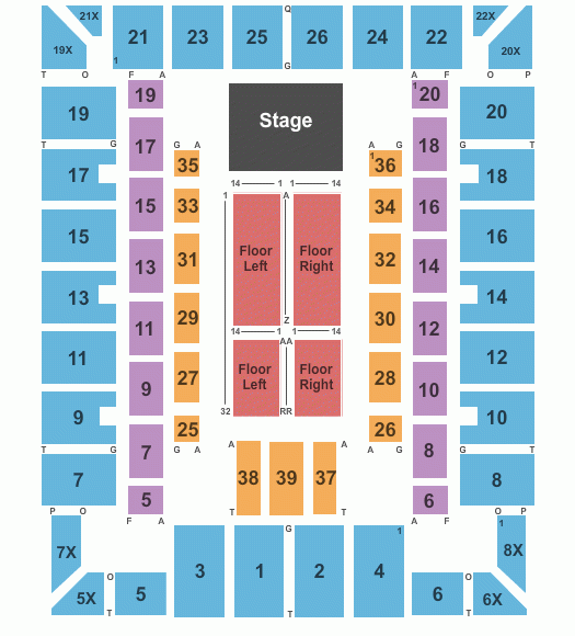Martin Luther King Jr Arena Seating Chart Savannah
