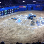 Megalodon Preforms PERFECT Backflip In Nashville TN Monster Jam