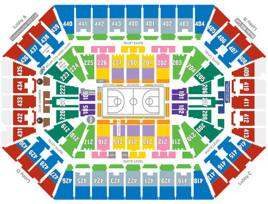 NBA Basketball Arenas Milwaukee Bucks Home Arena Bradley Center