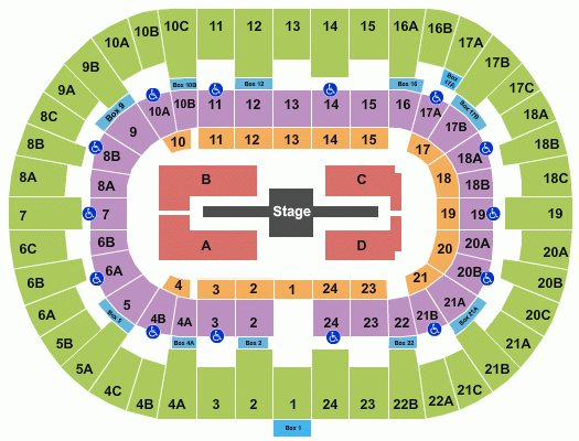 Pechanga Arena Seating Chart San Diego