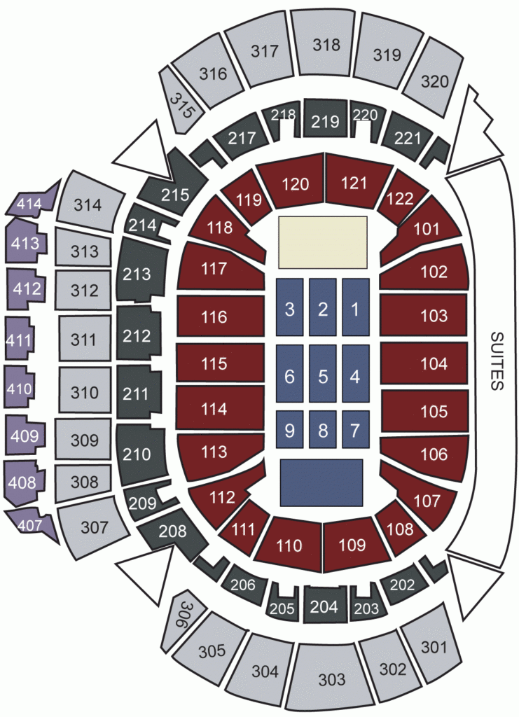 Philips Arena Atlanta GA Seating Chart Stage Atlanta Theater