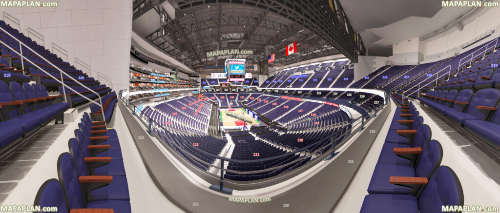 Philips Arena Seat Row Numbers Detailed Seating Chart Atlanta 