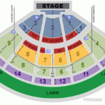 PNC Music Pavilion Charlotte NC Seating Chart View