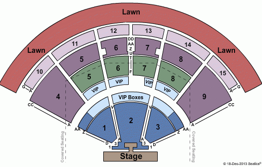 PNC Music Pavilion Seating Chart PNC Music Pavilion