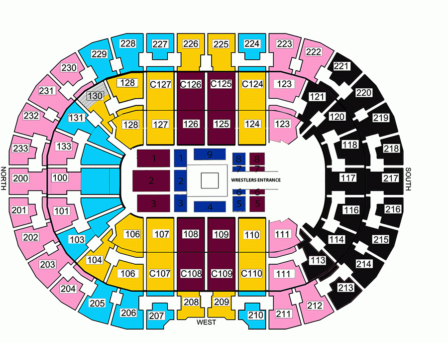 Quicken Loans Arena Cleveland OH Seating Chart View
