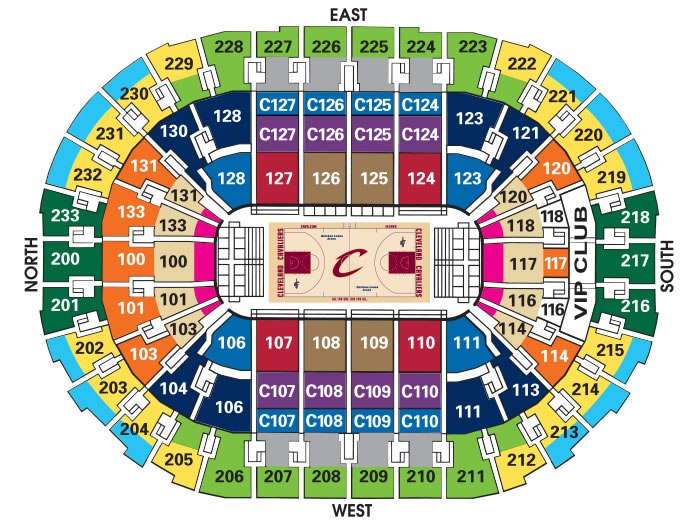 Quicken Loans Seating Chart