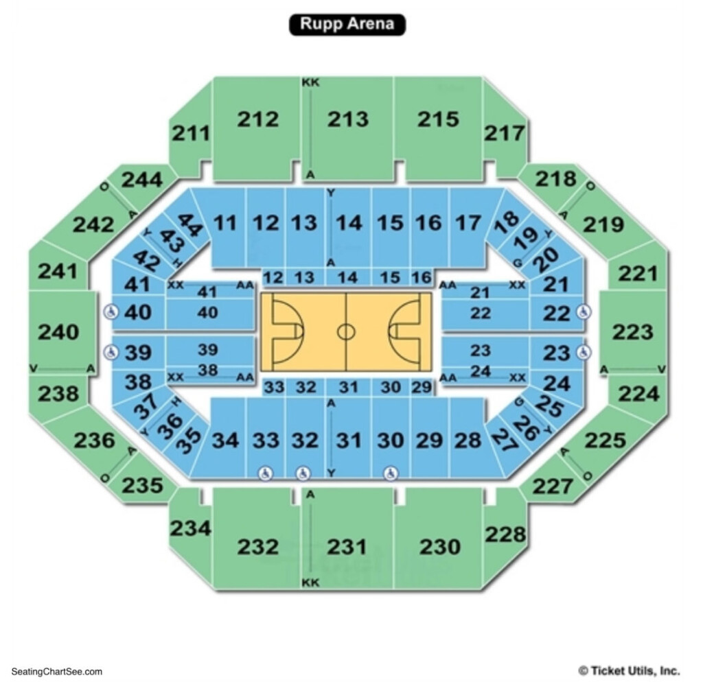 Rupp Arena Seating Chart Seating Charts Tickets