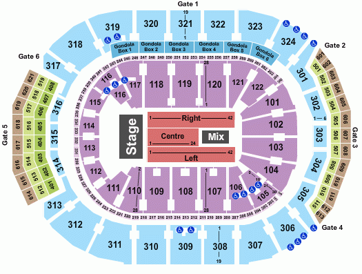 Scotiabank Arena Seating Chart Rows Seat Numbers And Club Seats