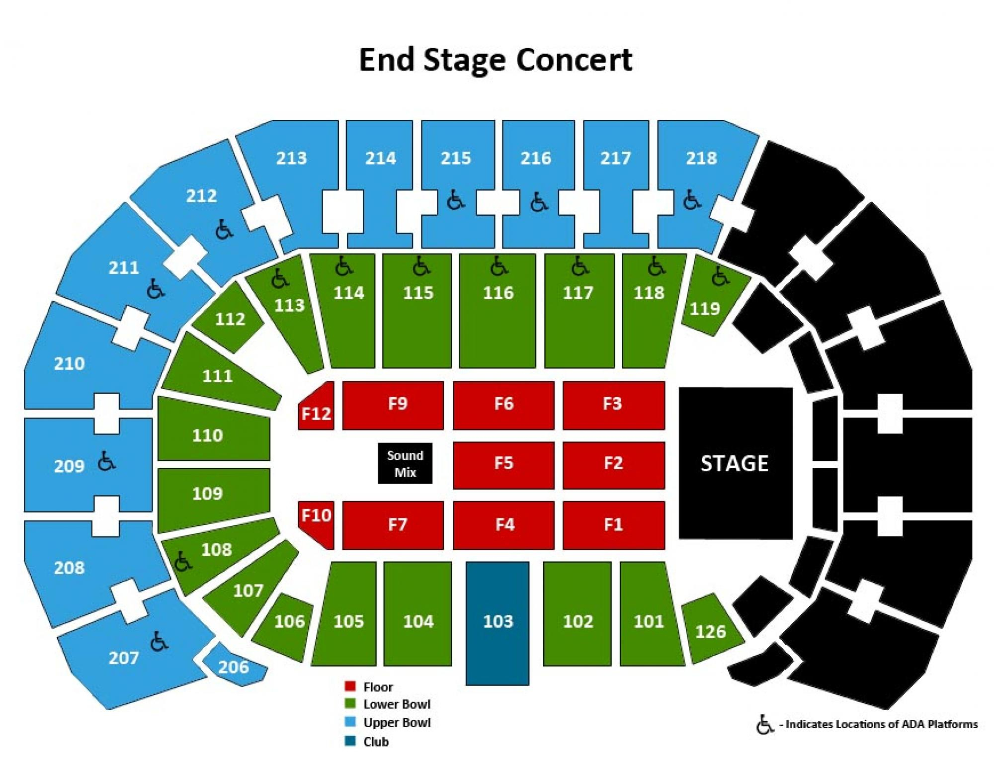 Seating Charts Events Tickets INTRUST Bank Arena