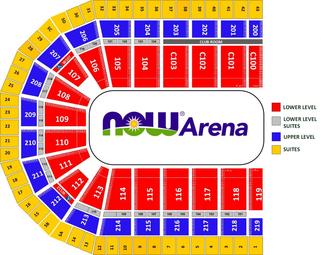 Seating Charts NOW Arena