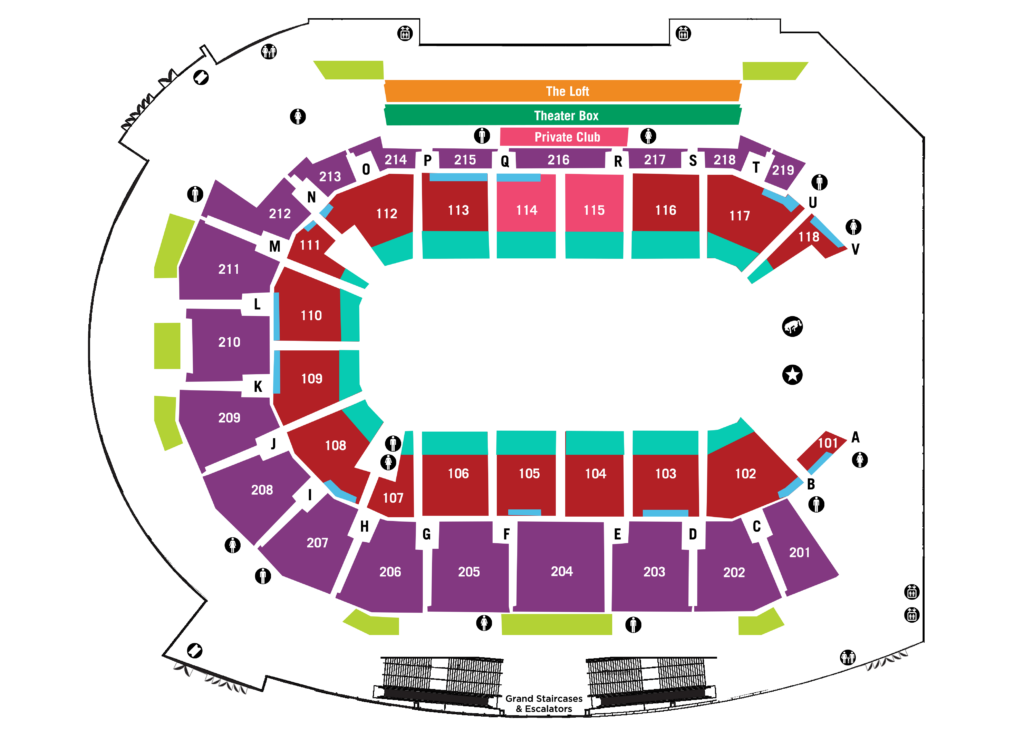 Seating Charts The Monument
