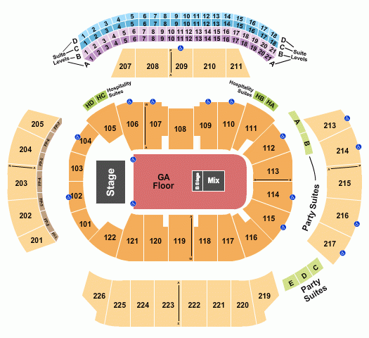 State Farm Arena Seating Chart Atlanta
