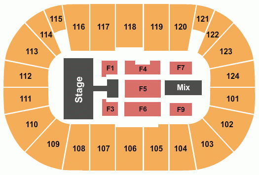 Tsongas Center Seating Chart Lowell