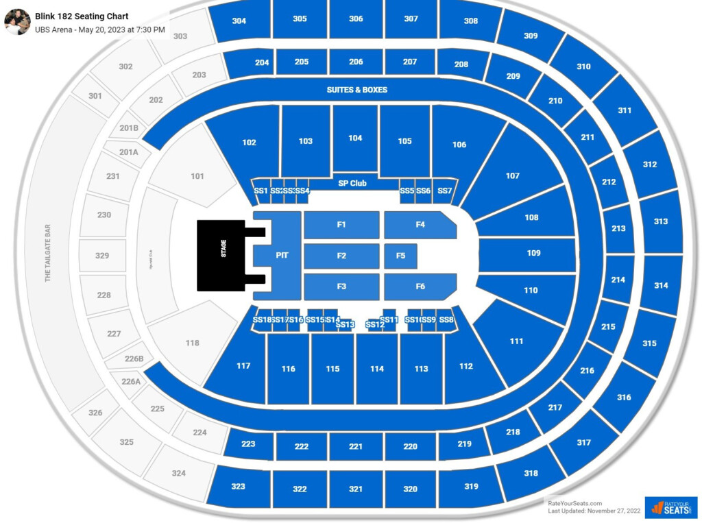 UBS Arena Concert Seating Chart RateYourSeats