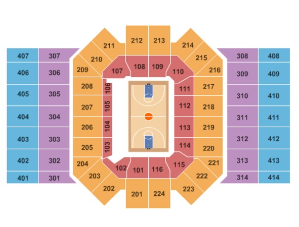 University Of Dayton Arena Tickets In Dayton Ohio Seating Charts