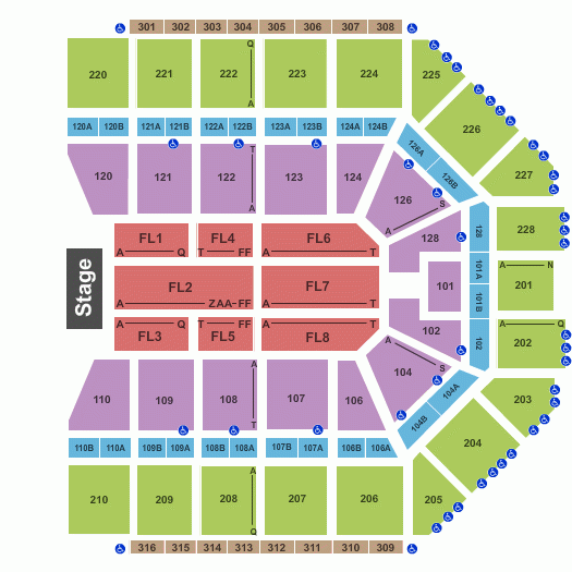 Van Andel Arena Seating Chart Maps Grand Rapids