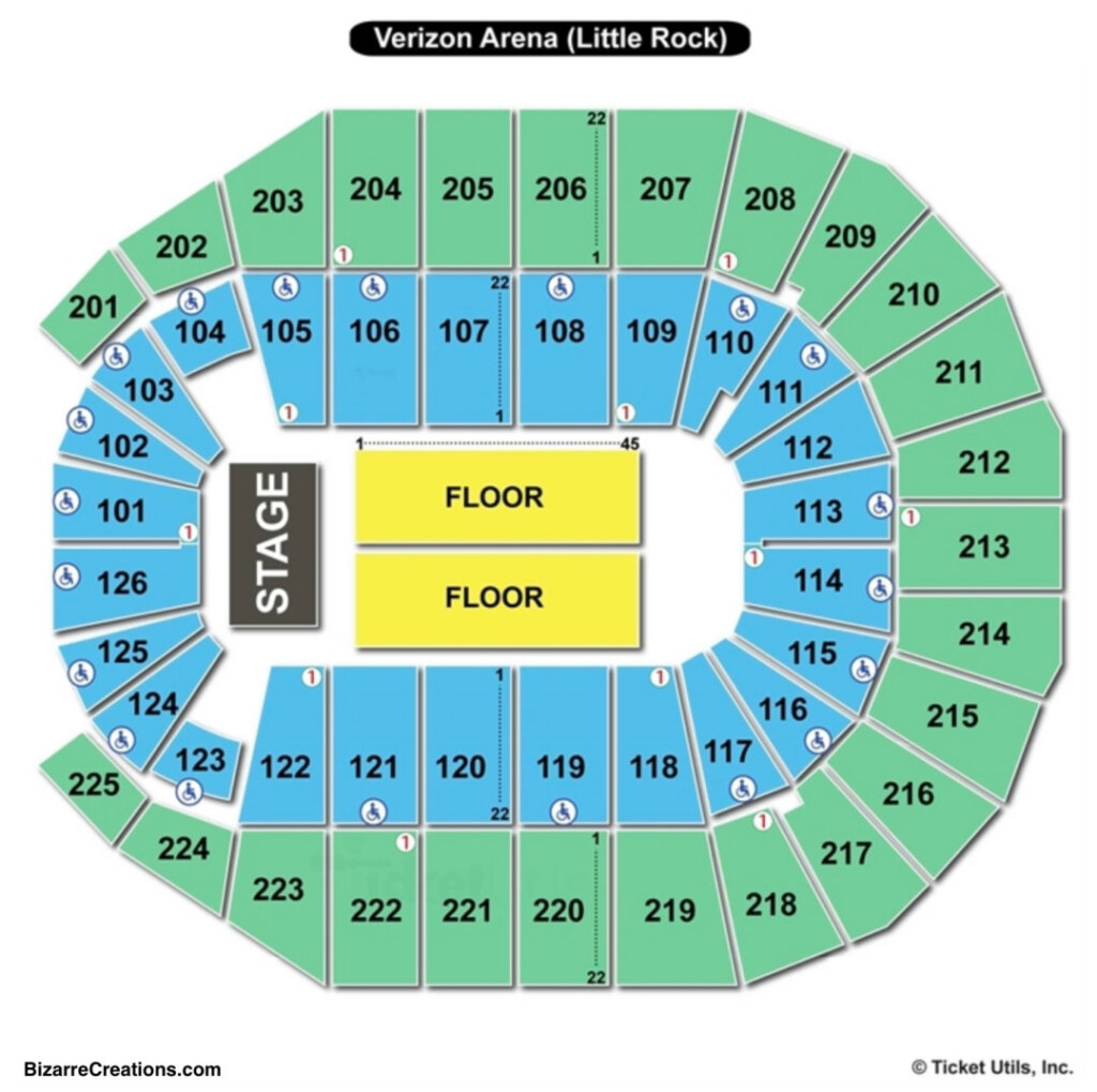 Verizon Arena Seating Chart Seating Charts Tickets